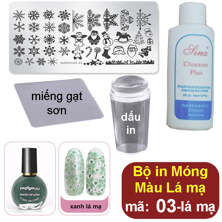 Bộ Khuôn in Móng Tay Nhiều hình (mã 03)