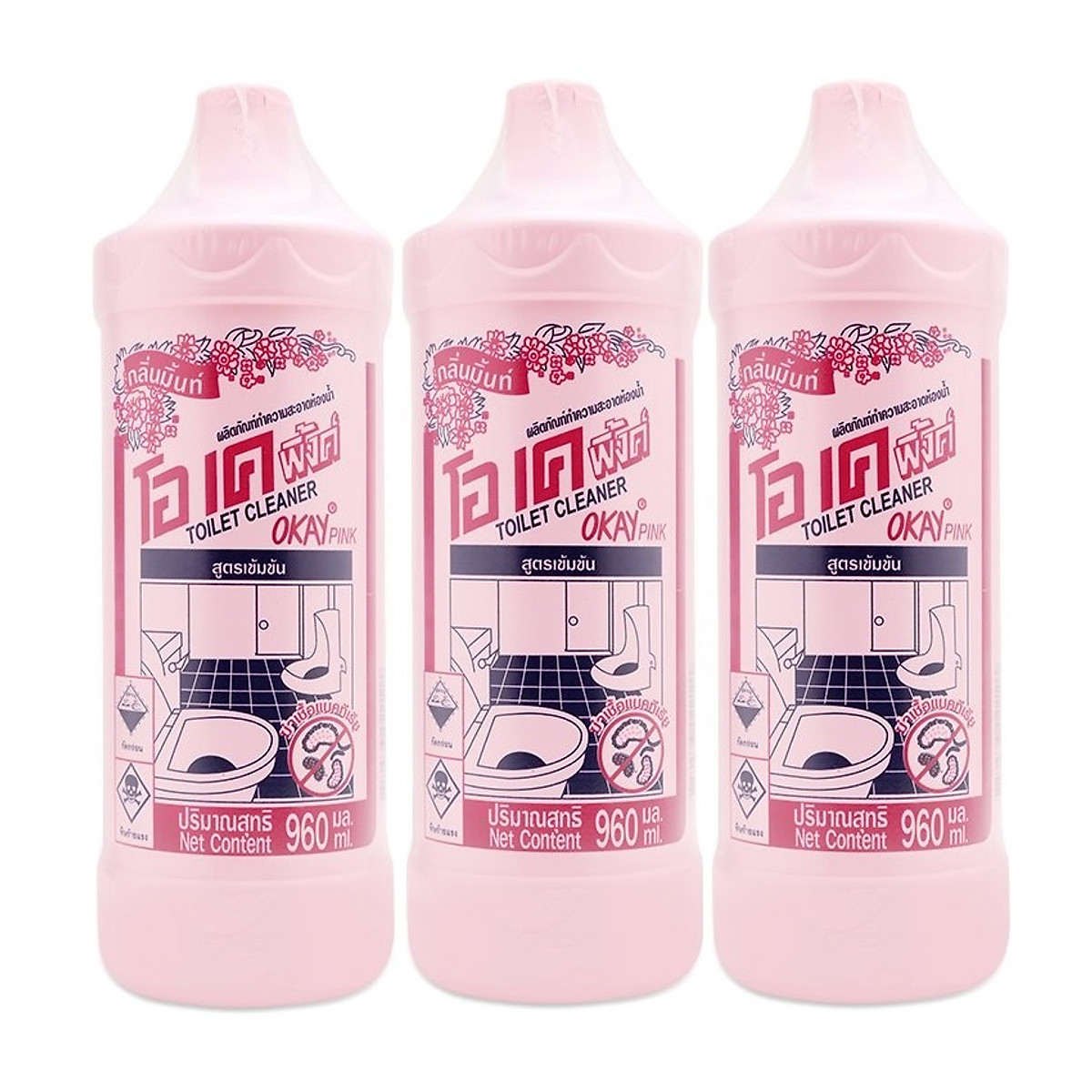 Nước tẩy bồn cầu okay thái lan 960ml
