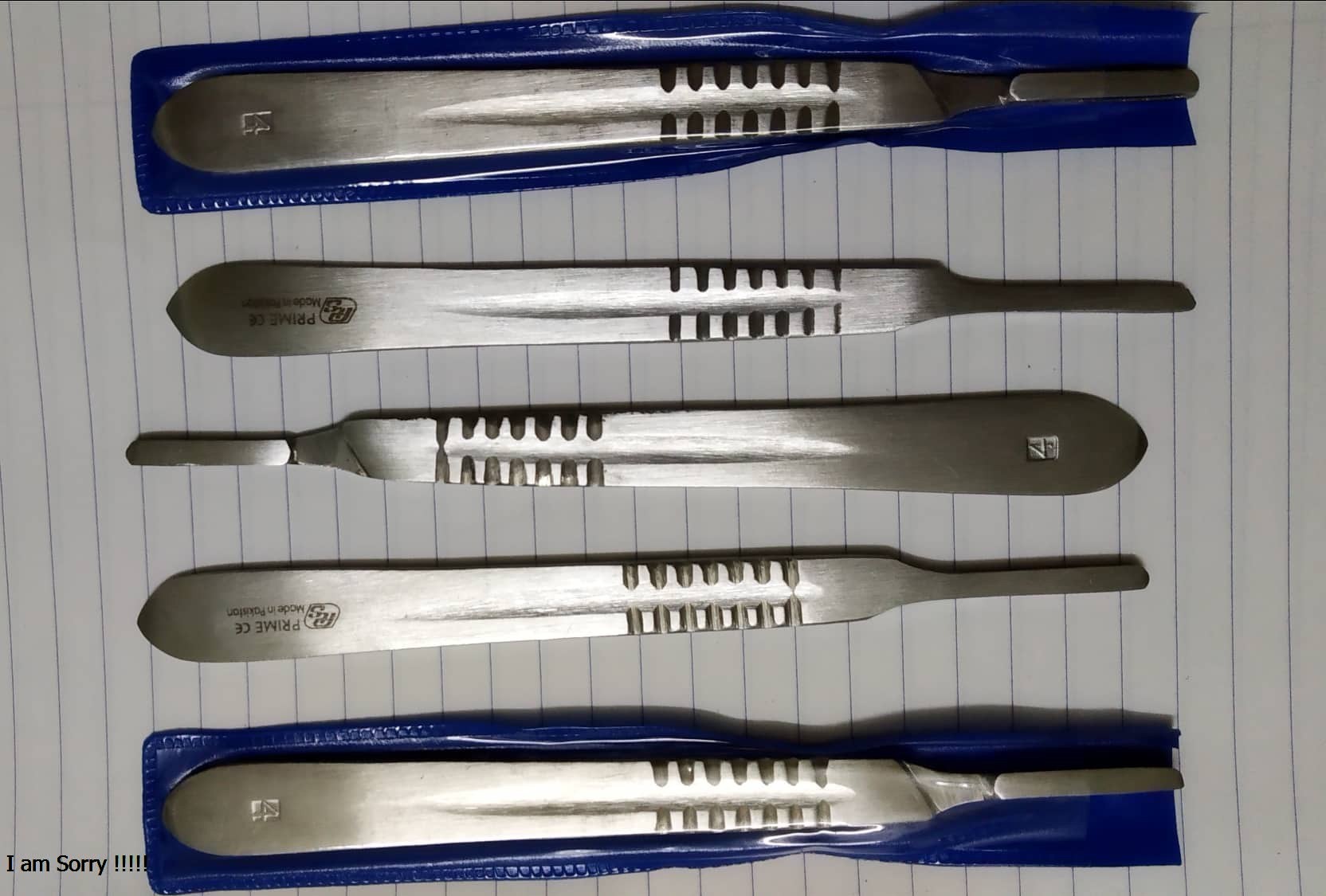 Cán Dao Mổ - Cán dao phẫu thuật Số 3 và 4 xuất sứ Pakistan