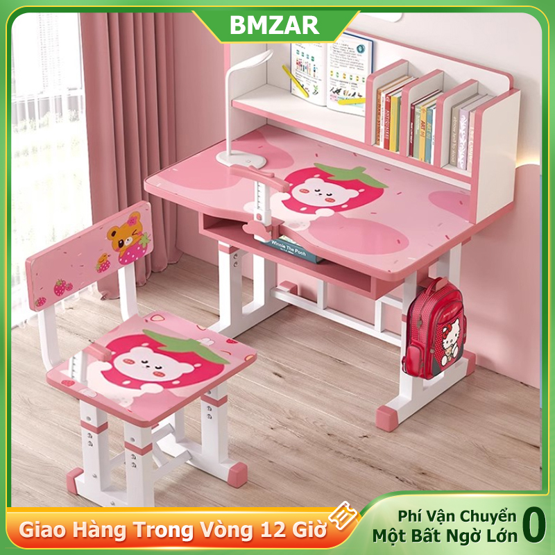 BMZAR bàn học sinh cấp trẻ em từ 3-16 tuổi đai chống gù lưng chống cận thị điều chỉnh độ cao giảm giá 50%