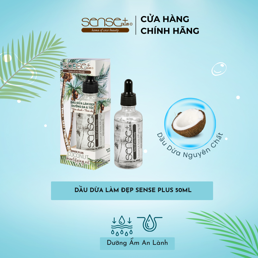 Dầu Dừa Làm Đẹp Sense Plus 50ml