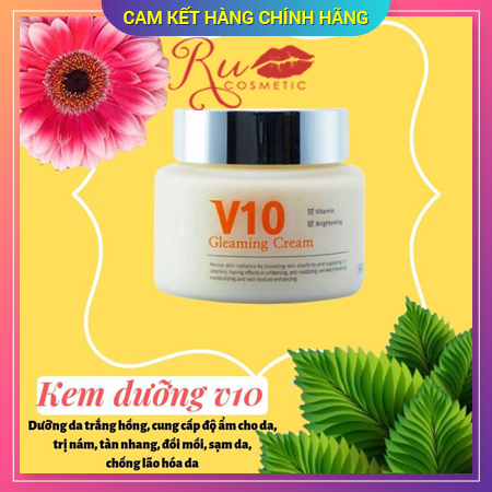 Kem dưỡng da cao cấp V10 Gleaming Cream Skinaz Hàn Quốc