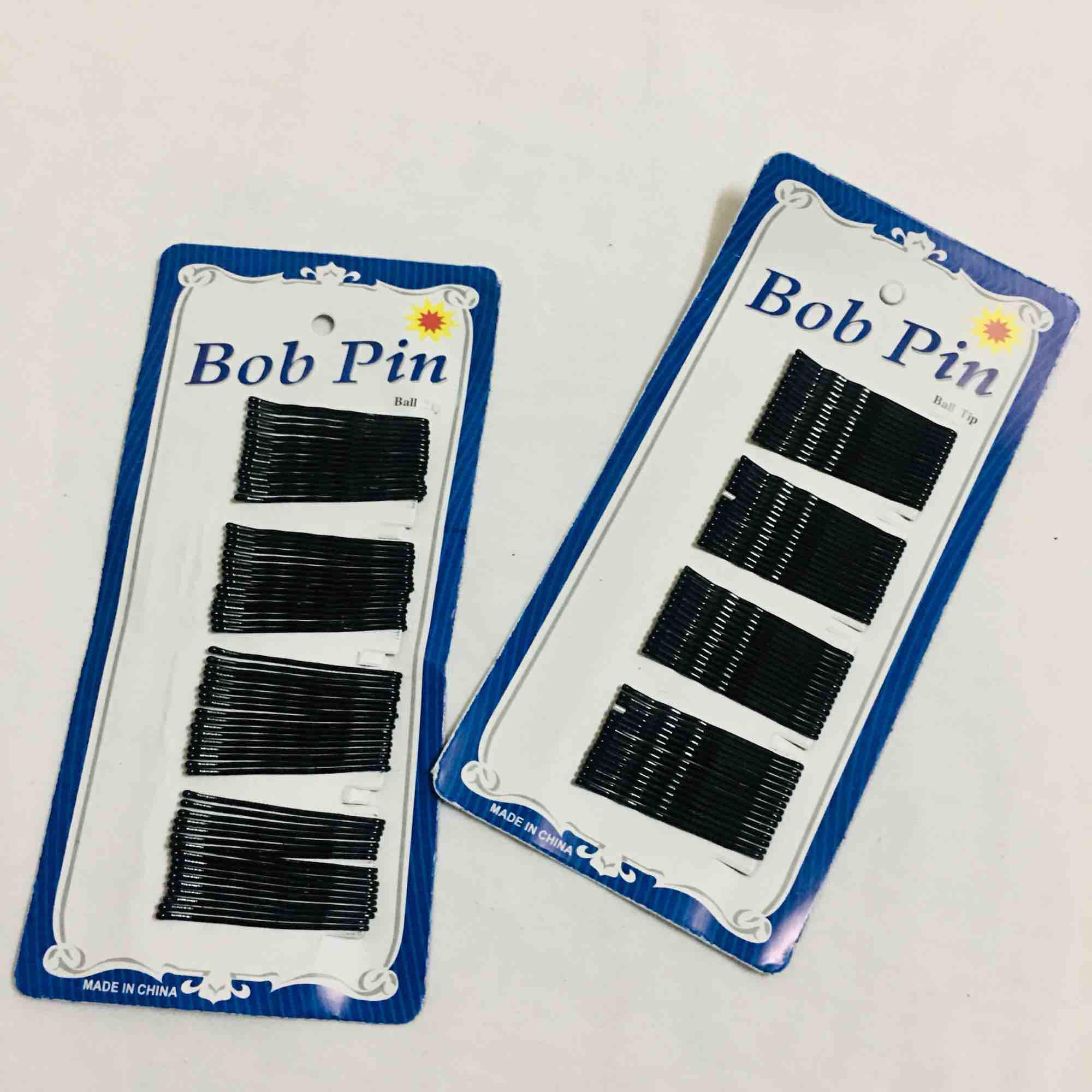 Vỉ kẹp xỉa trơn 60 cái màu đen