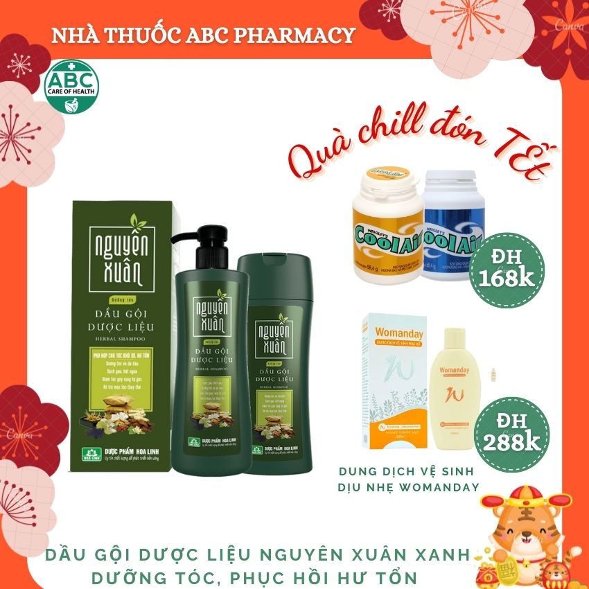 DẦU GỘI DƯỢC LIỆU NGUYÊN XUÂN XANH DƯỠNG TÓC 200ML/250ML CHÍNH HÃNG, PHÙ HỢP TÓC KHÔ, XƠ, TÓC RỐI VÀ RỤNG NHIỀU