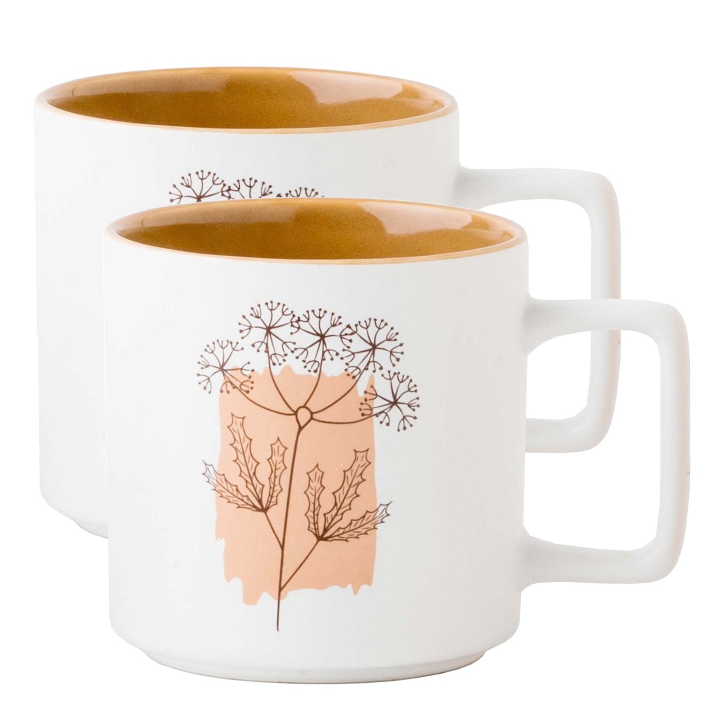 Cốc sứ, ly sứ uống trà, cafe tráng men La fonte Cao Cấp