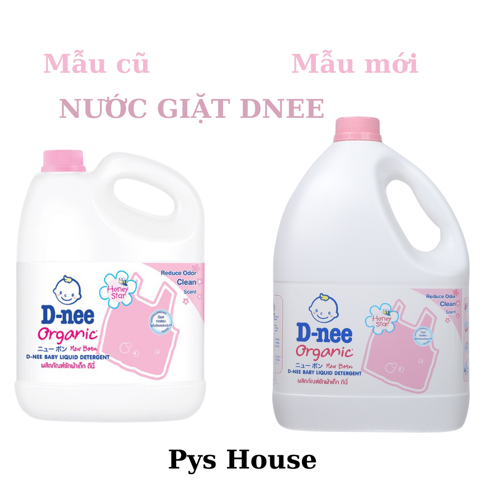 [TEM ĐẠI THỊNH] NƯỚC GIẶT XẢ 2 IN 1 DNEE THÁI LAN 3000ML Màu Hồng