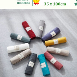 Vỏ gối ôm cùng màu bộ ga 35x100cm An Như Bedding