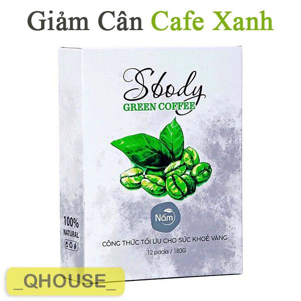 [HCM]Nấm Giảm Cân Sbody Green Coffee dạng bột pha Kèm quà Tặng