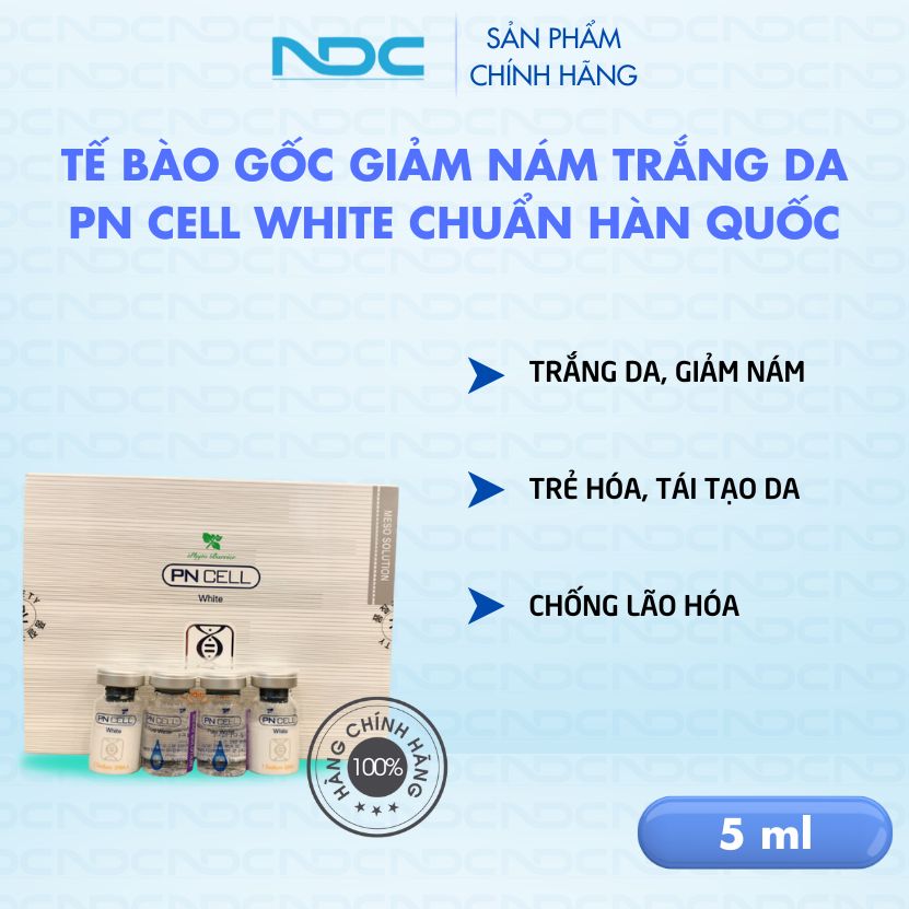 Tế bào gốc giảm nám trắng da pn cell white chuẩn hàn quốc - huda shop