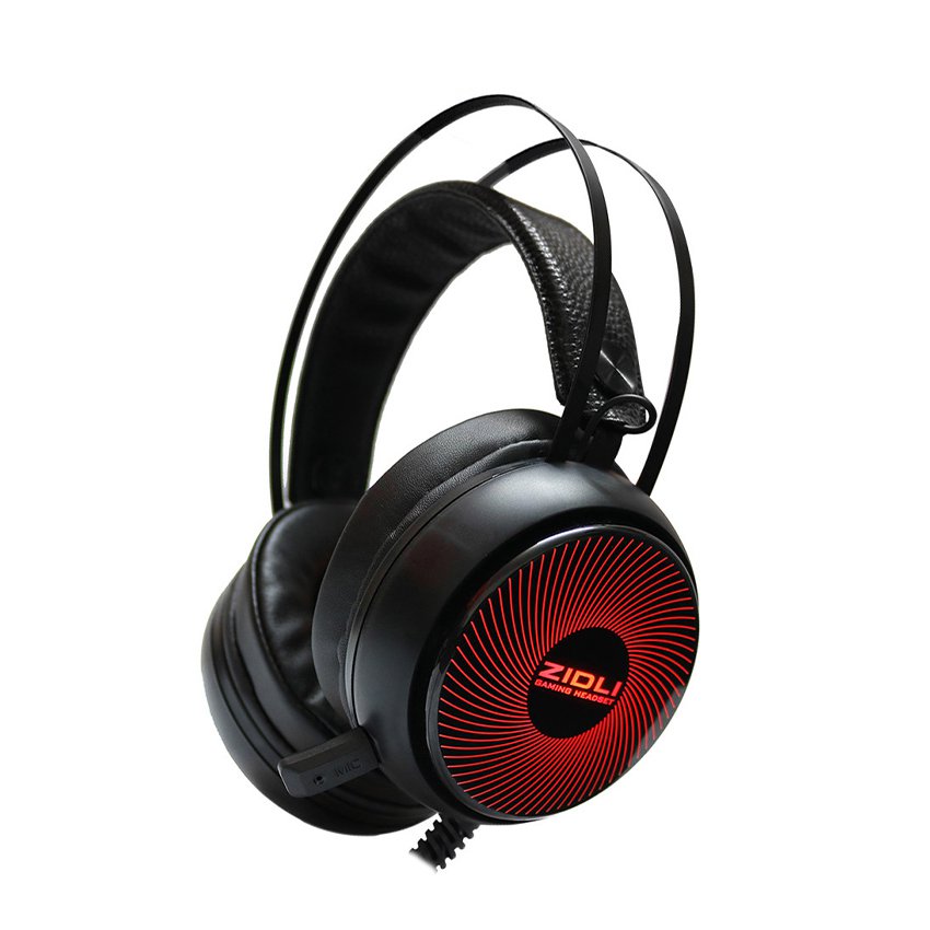 Tai nghe zidli zh12s led 7 màu usb black