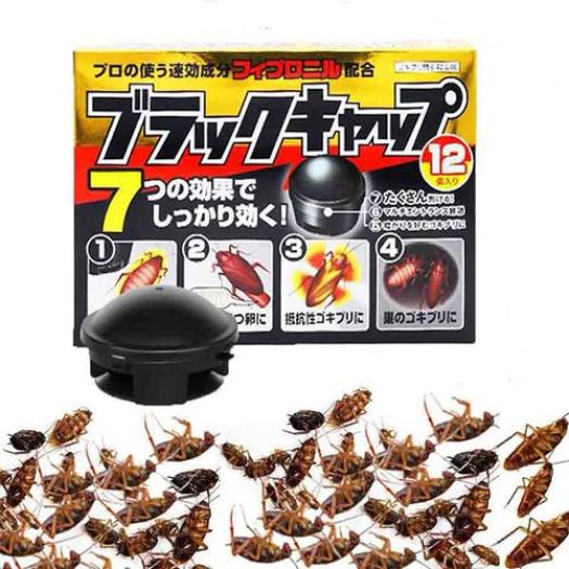 Thuốc diệt gián nội địa Nhật Bản EARTH hộp 12 viên - Thuốc diệt côn trùng tận gốc, nhanh an toàn hiệu quả