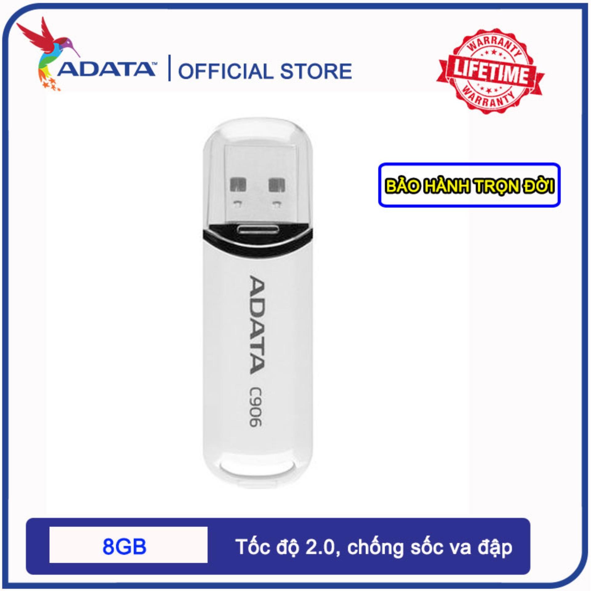 Usb 2.0 adata c906 8gb - bảo hành 12 tháng