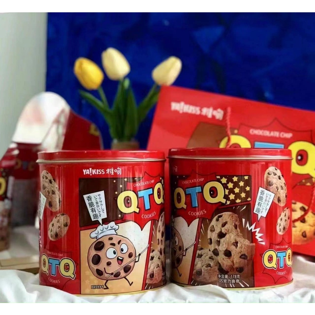 Bánh quy socola qtq hộp bánh tết 2022