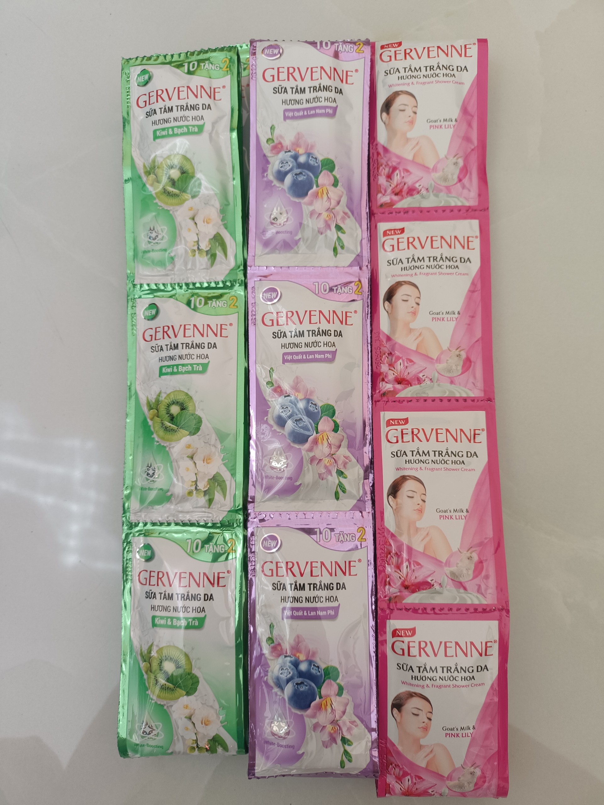 Dây sữa tắm gervenne sữa dê