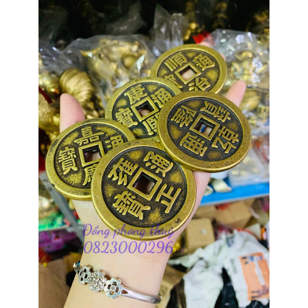 Đồng xu ngũ đế loại đẹp dày 6mm