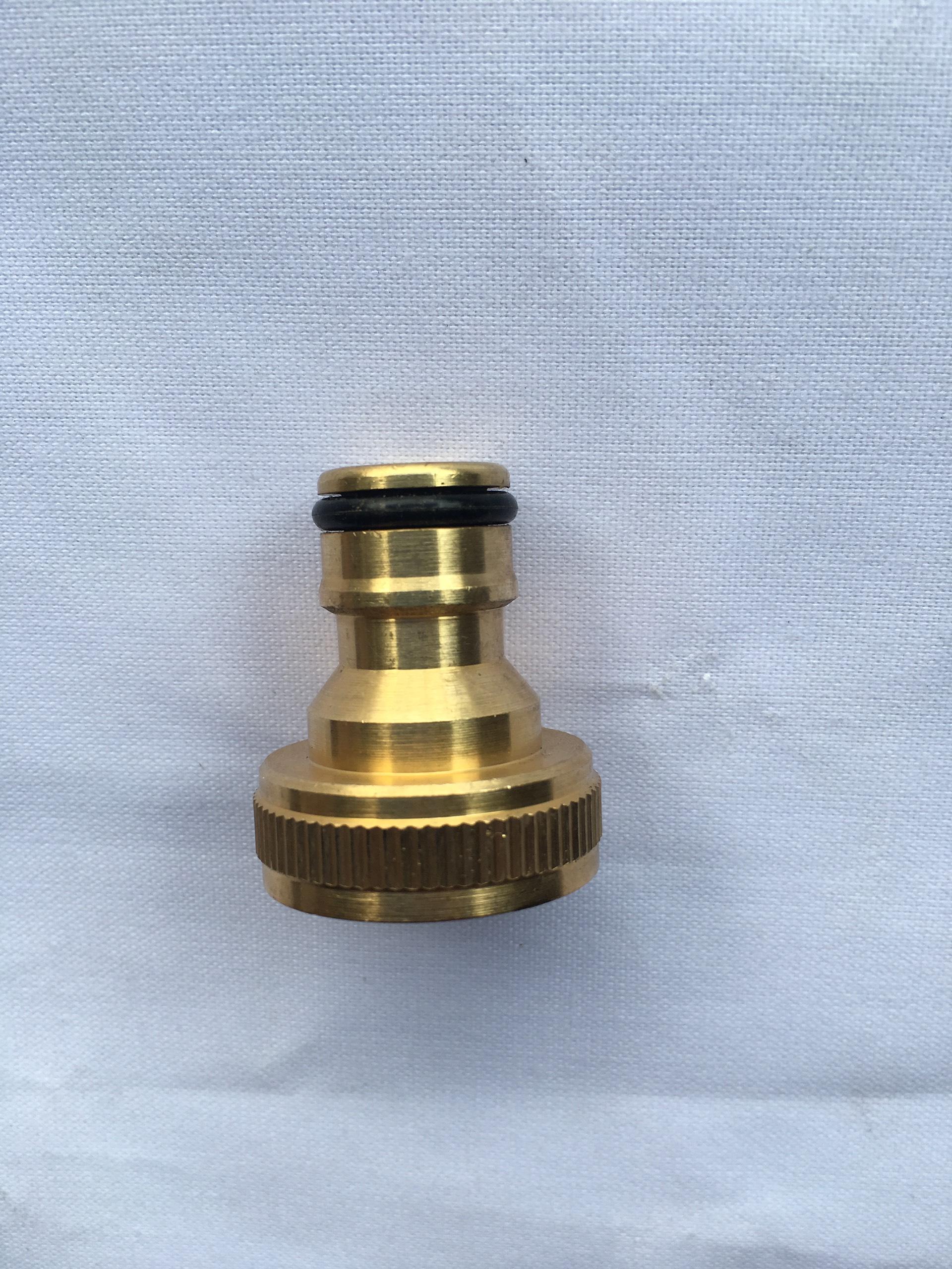 KHỚP NỐI ĐỒNG ĐẦU NƯỚC VÀO CHO MÁY RỬA XE MINI đầu ren trong 27mm
