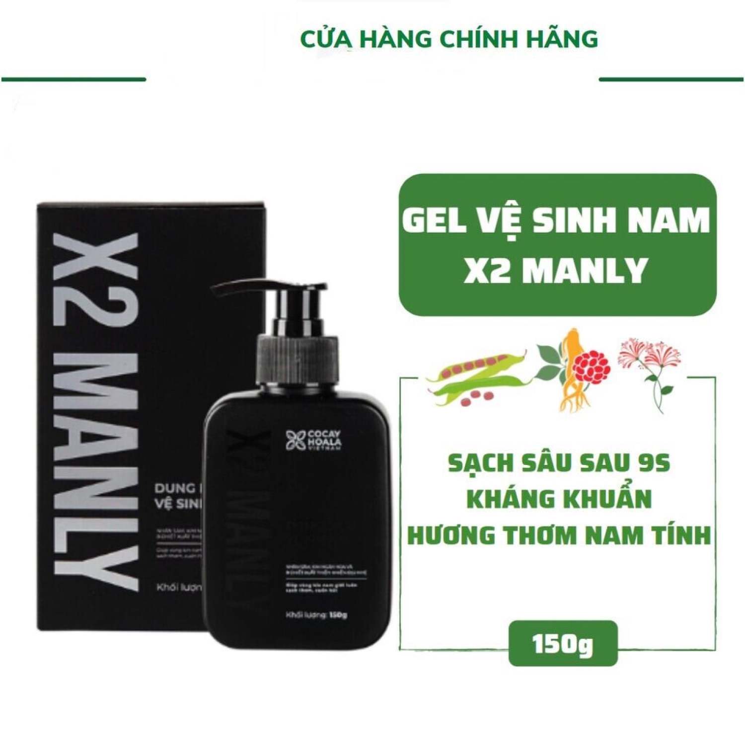 Dung Dịch Vệ Sinh Nam X2 Manly