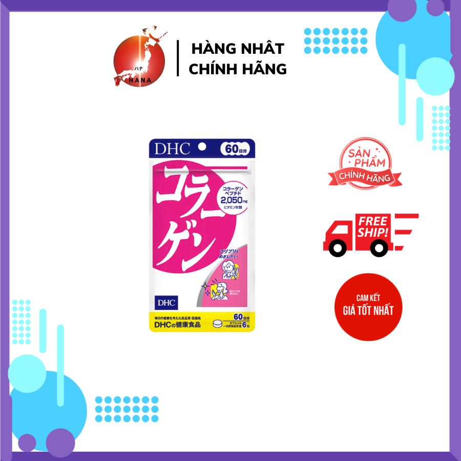 Viên uống collagen dhc 2.050mg 360 viên
