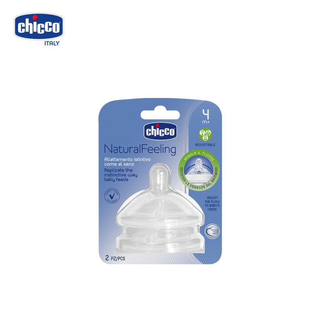 Hai núm ty thay Natural Feeling điều chỉnh dòng chảy 4M+ chicco