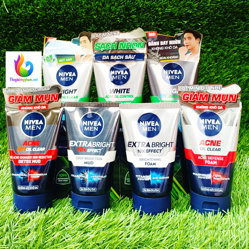 Sữa Rửa Mặt Nivea Nam 100g