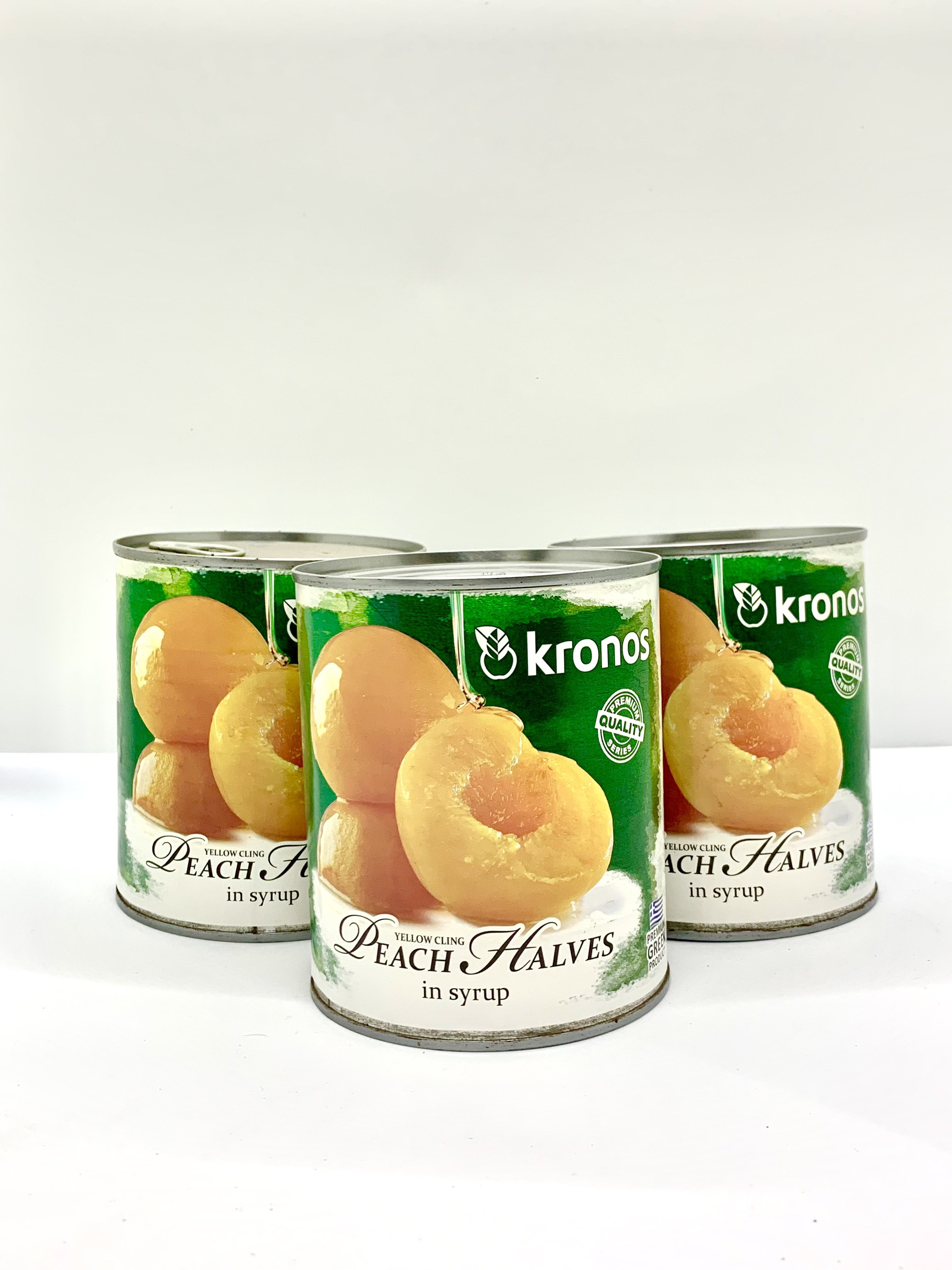 Đào ngâm Hy Lạp Kronos lon lớn 820g