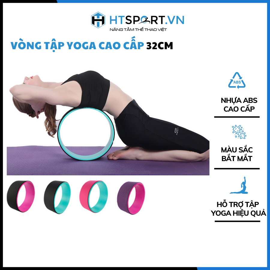 Vòng Tập Yoga ,Vòng Yoga, Vòng Wheel Nhựa ABS 32cm Tập Lưng Cao Cấp Chính Hãng Nhiều Màu