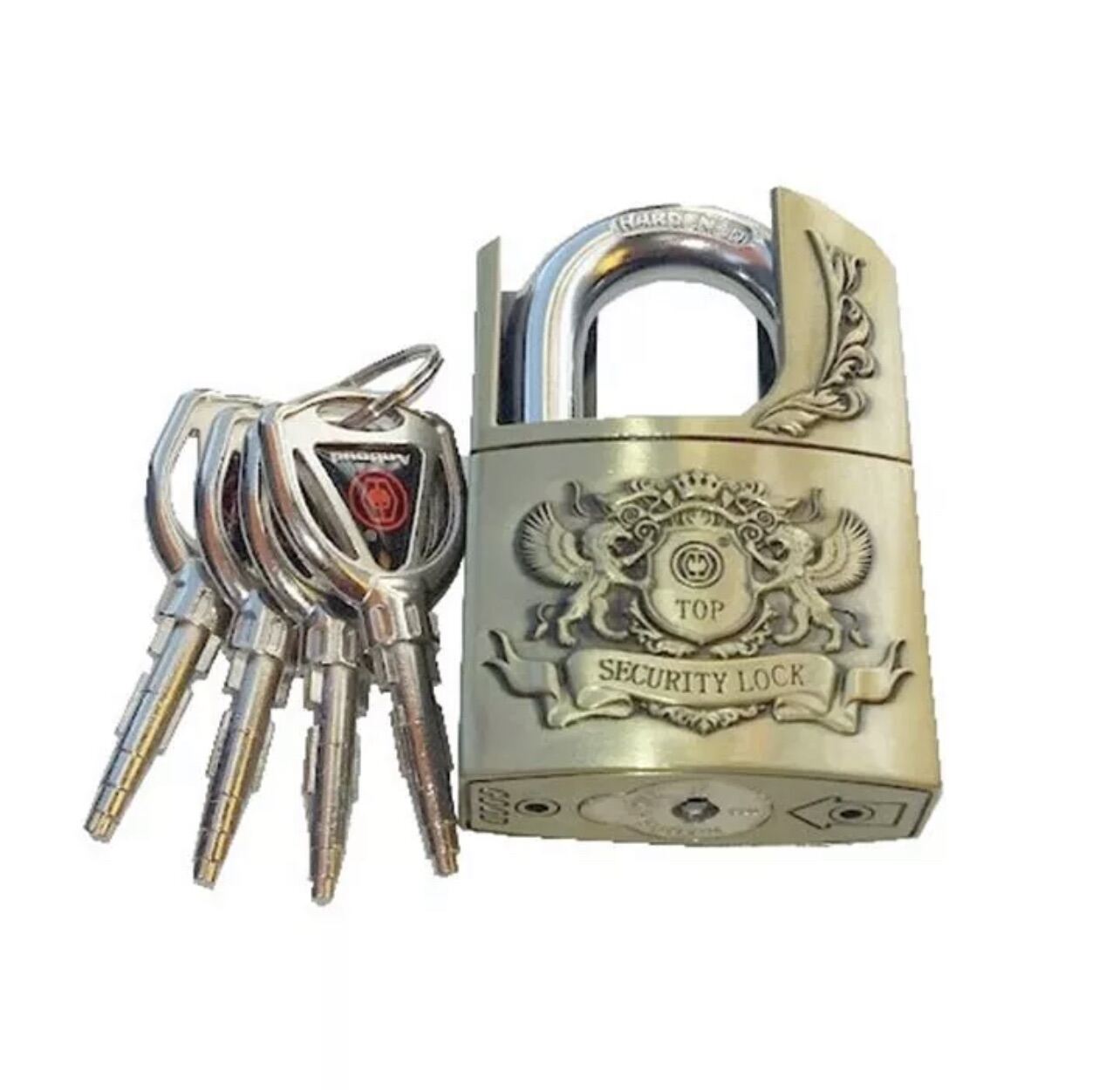 Ổ khoá của chống cắt PADLOCK 3 chìa cao cấp chính hãng, khóa nhà chống trộm an toàn chắc chắn, cỡ 5F 6F - LockSafeVn