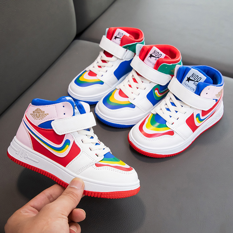 Giày Thể Thao Bé Trai Và Bé Gái Từ 1 - 8 Tuổi Siêu Nhẹ Cổ Cao Lót Giày Kháng Khuẩn Kiểu Dáng Thời Trang G66