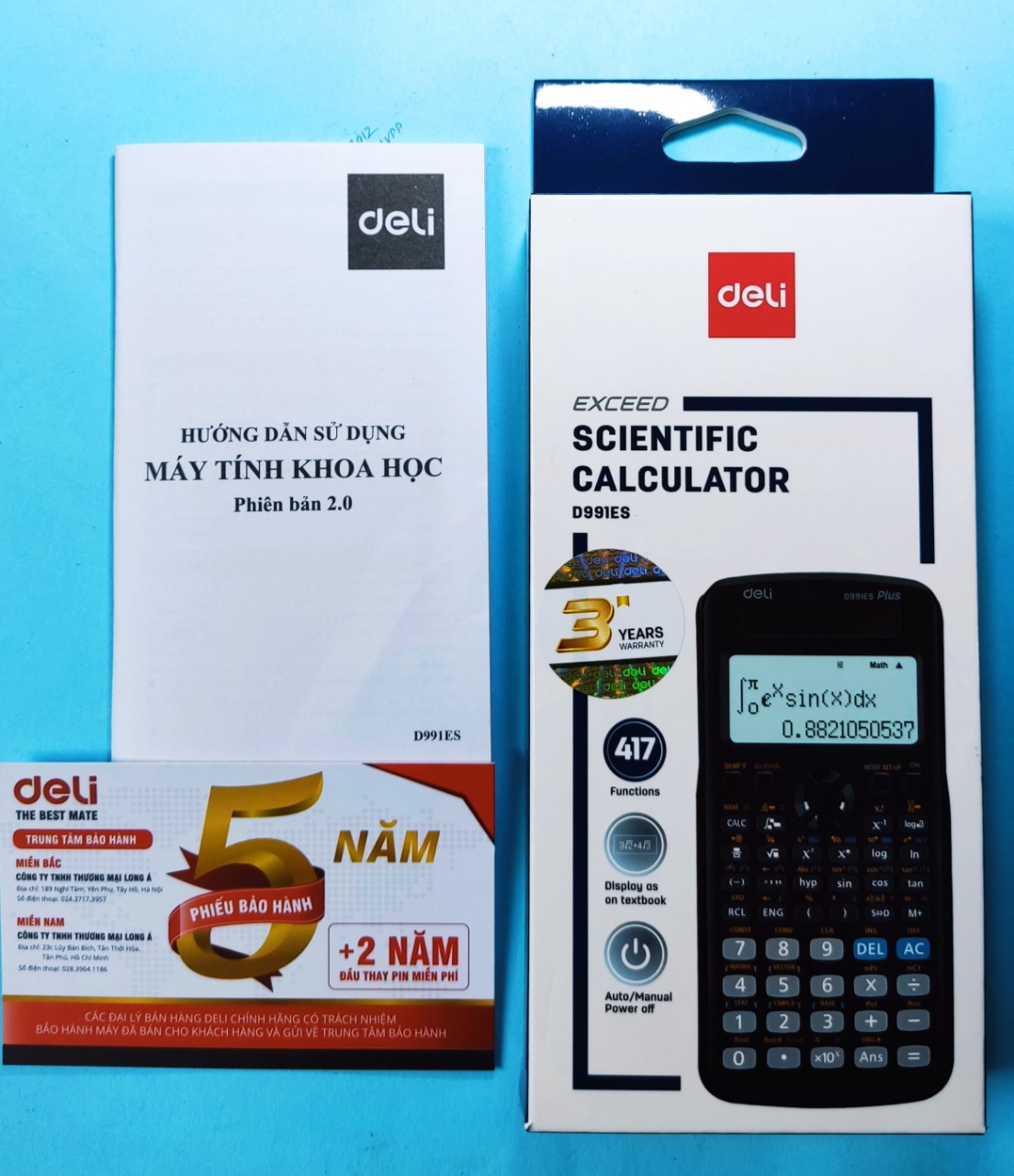 Deli máy tính khoa học d991es