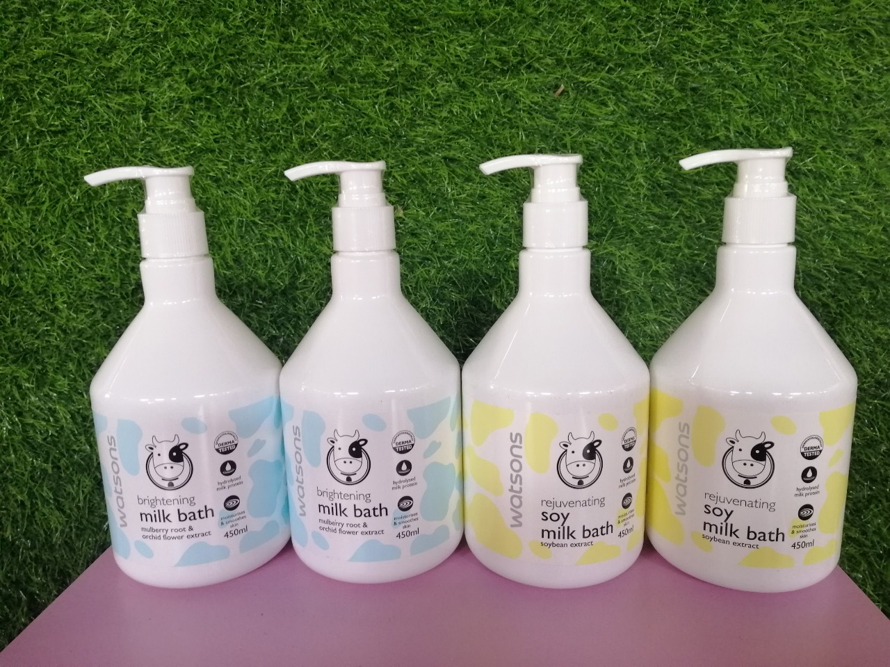 Sữa tắm sữa bò watsons milk bath thái lan 450ml