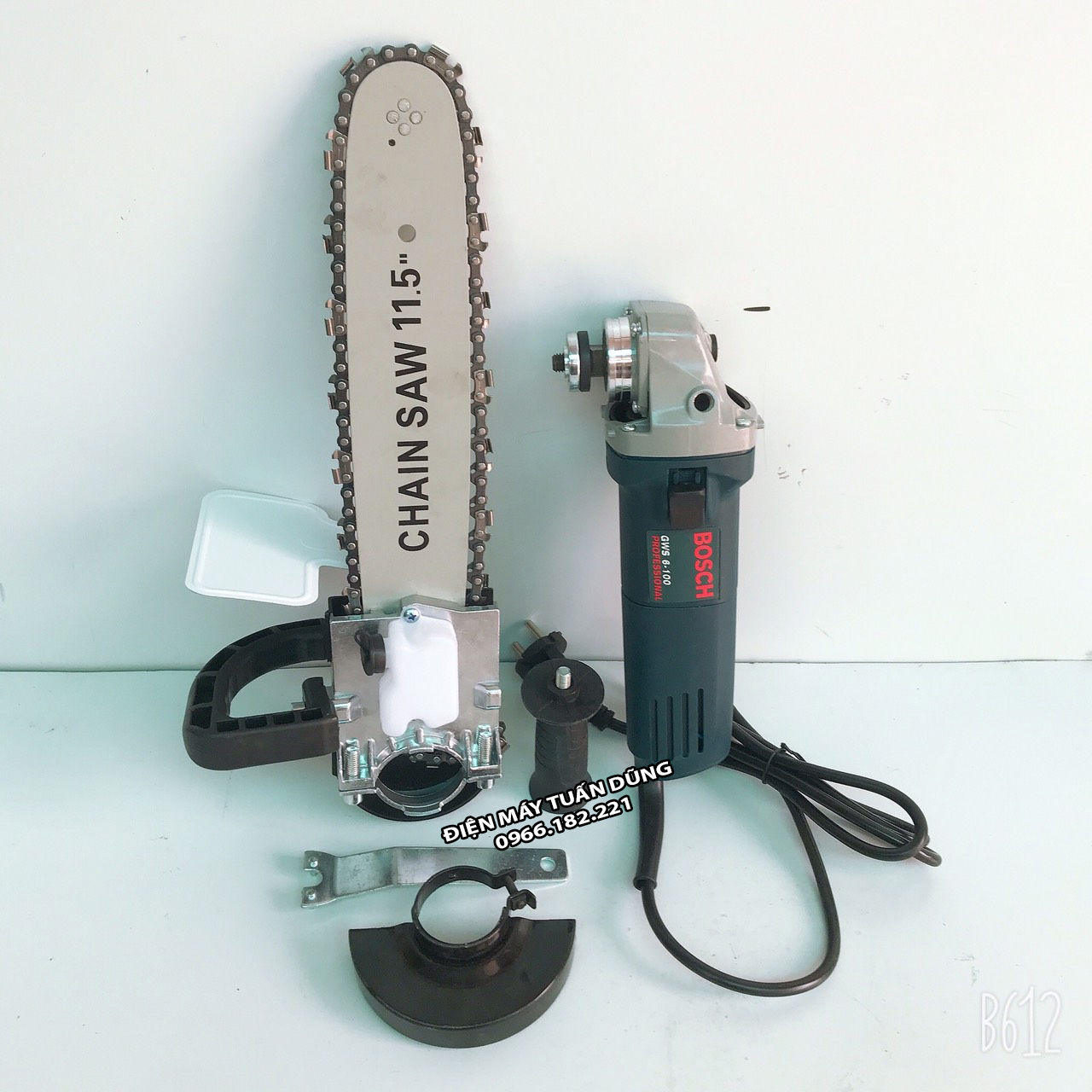 Máy cưa xích mini Bos.ch có tra dầu tự động