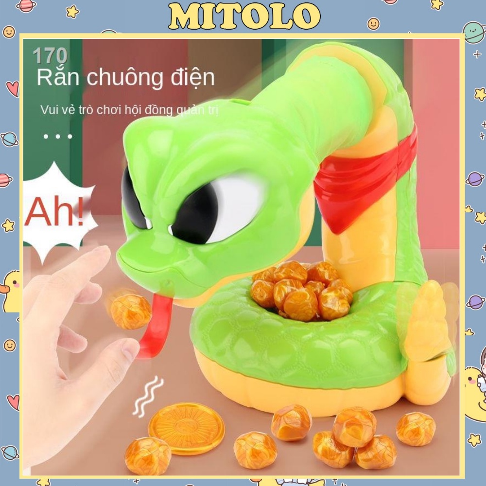 Đồ chơi rắn canh kho báu mitolo trò chơi rắn đuôi chuông 85138