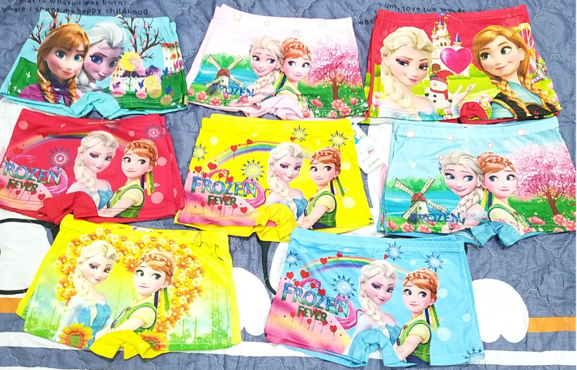 Combo 5 quần chip elsa cho bé yêu