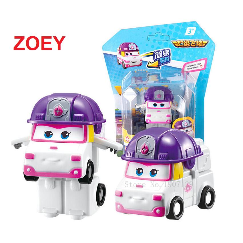 Zoey đội bay siêu đẳng super wings Robot biến hình máy bay mini