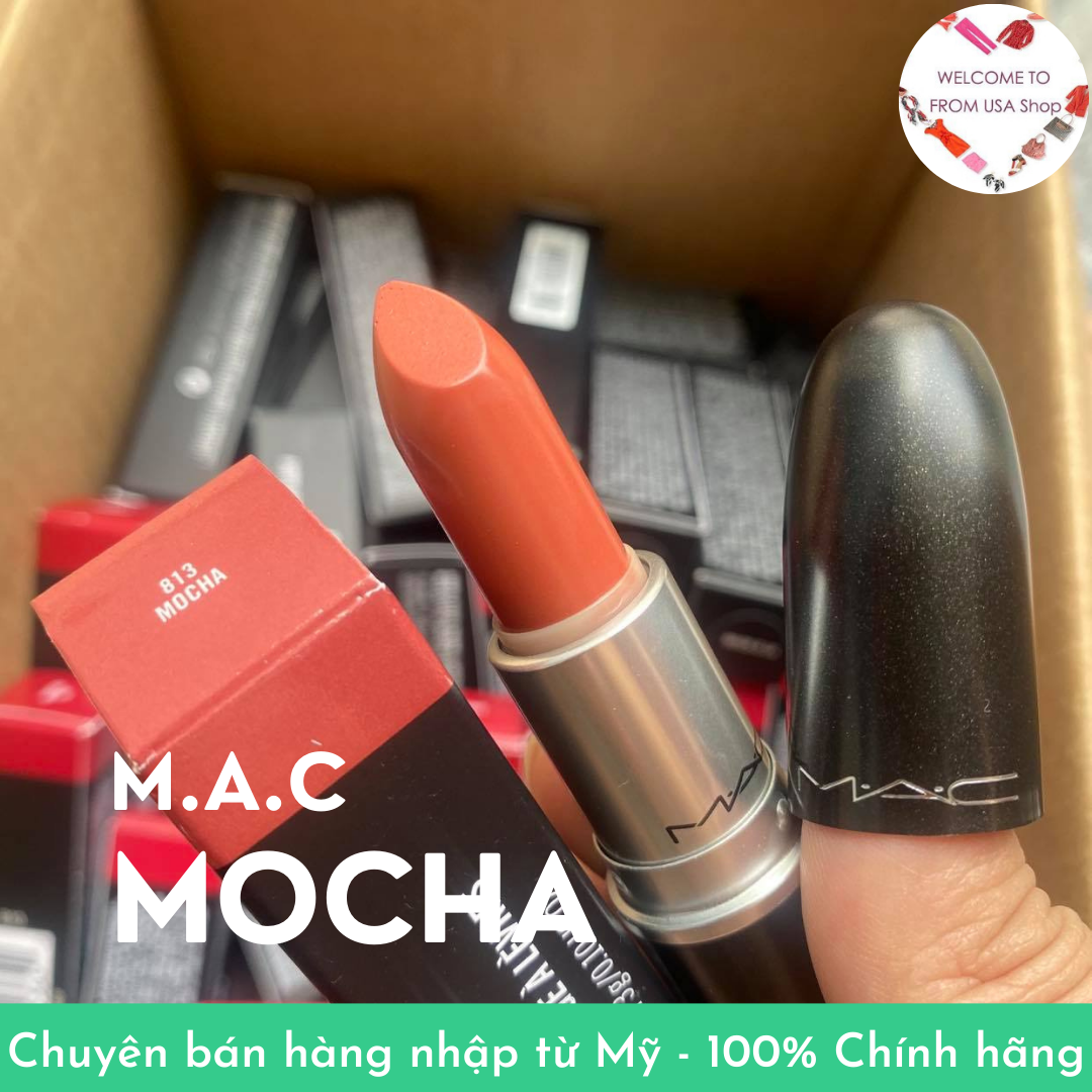 [HCM]Son Mac Mocha 813 màu cam đất