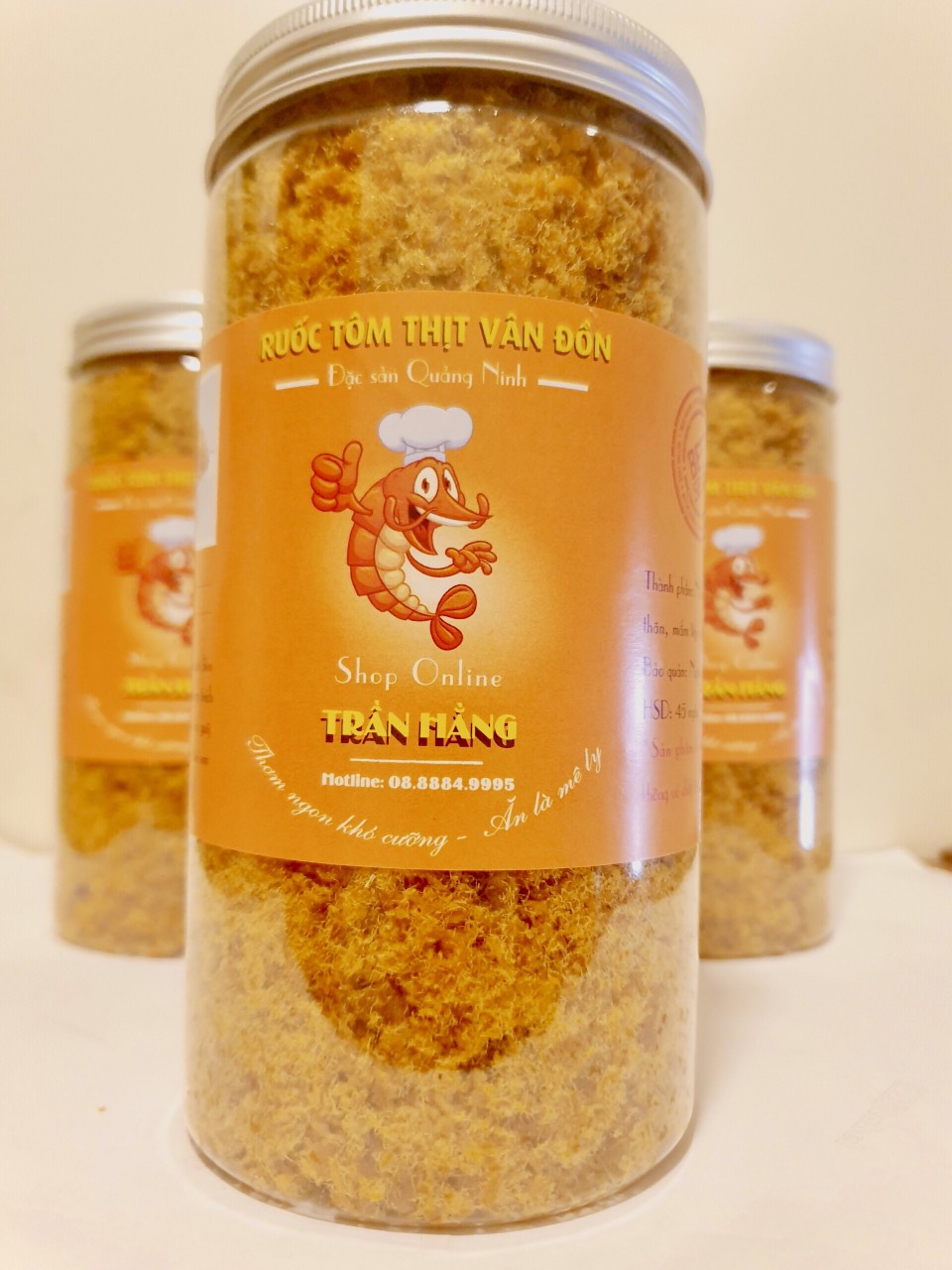 100g Ruốc tôm thịt Vân Đồn nguyên chất, chuẩn sạch