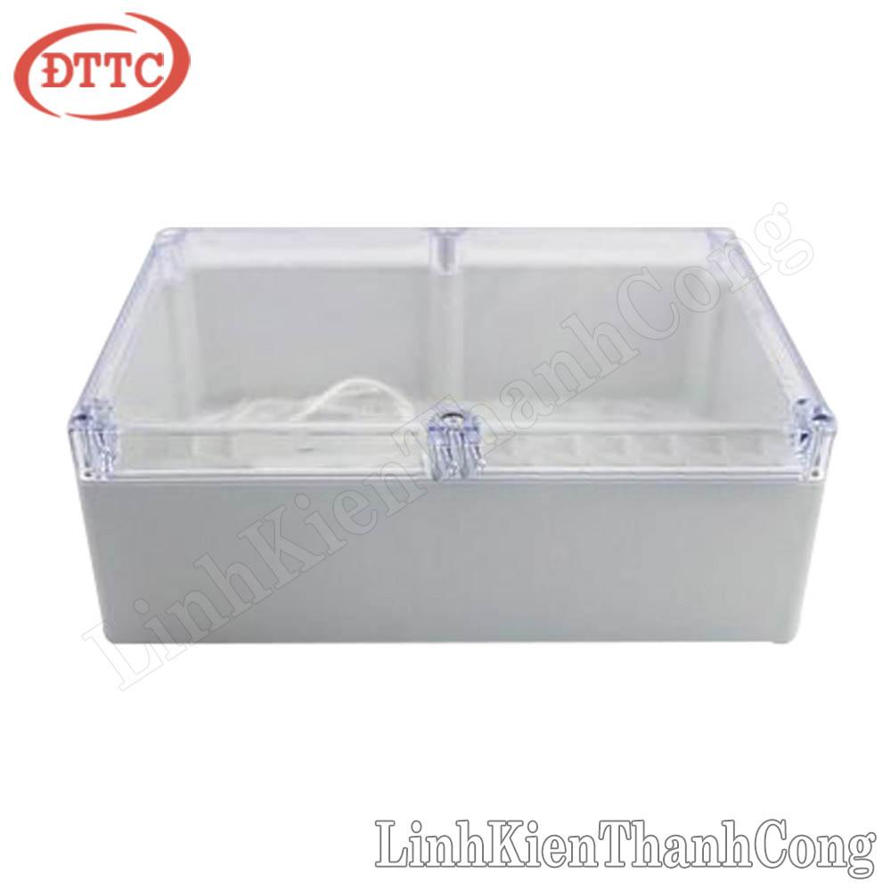 Hộp Nhựa ABS 265x185x95mm Nắp Trong Suốt