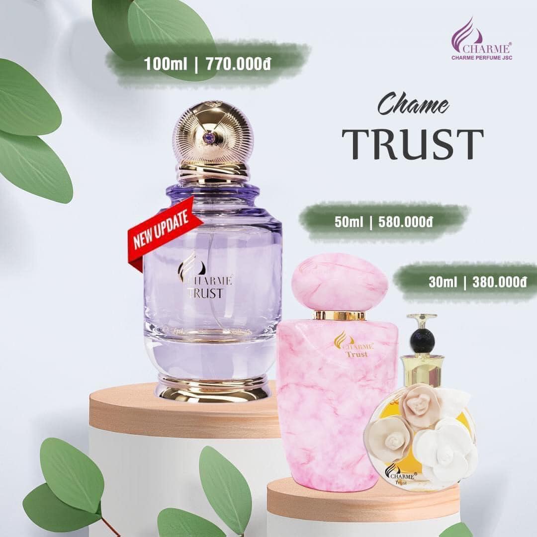 Nước hoa charme_trust 50ml 100ml chính hãng