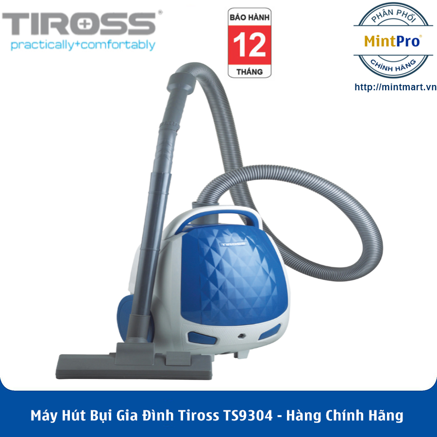 Máy hút bụi gia đình tiross ts9304 – hàng chính hãng – bảo hành 1 năm toàn quốc