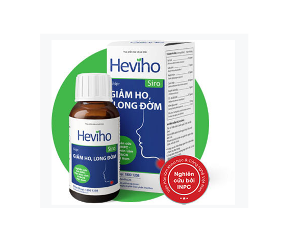 Siro HEVIHO - Hỗ trợ làm ấm họng, giải cảm, giảm ho, long đờm chai 100ml