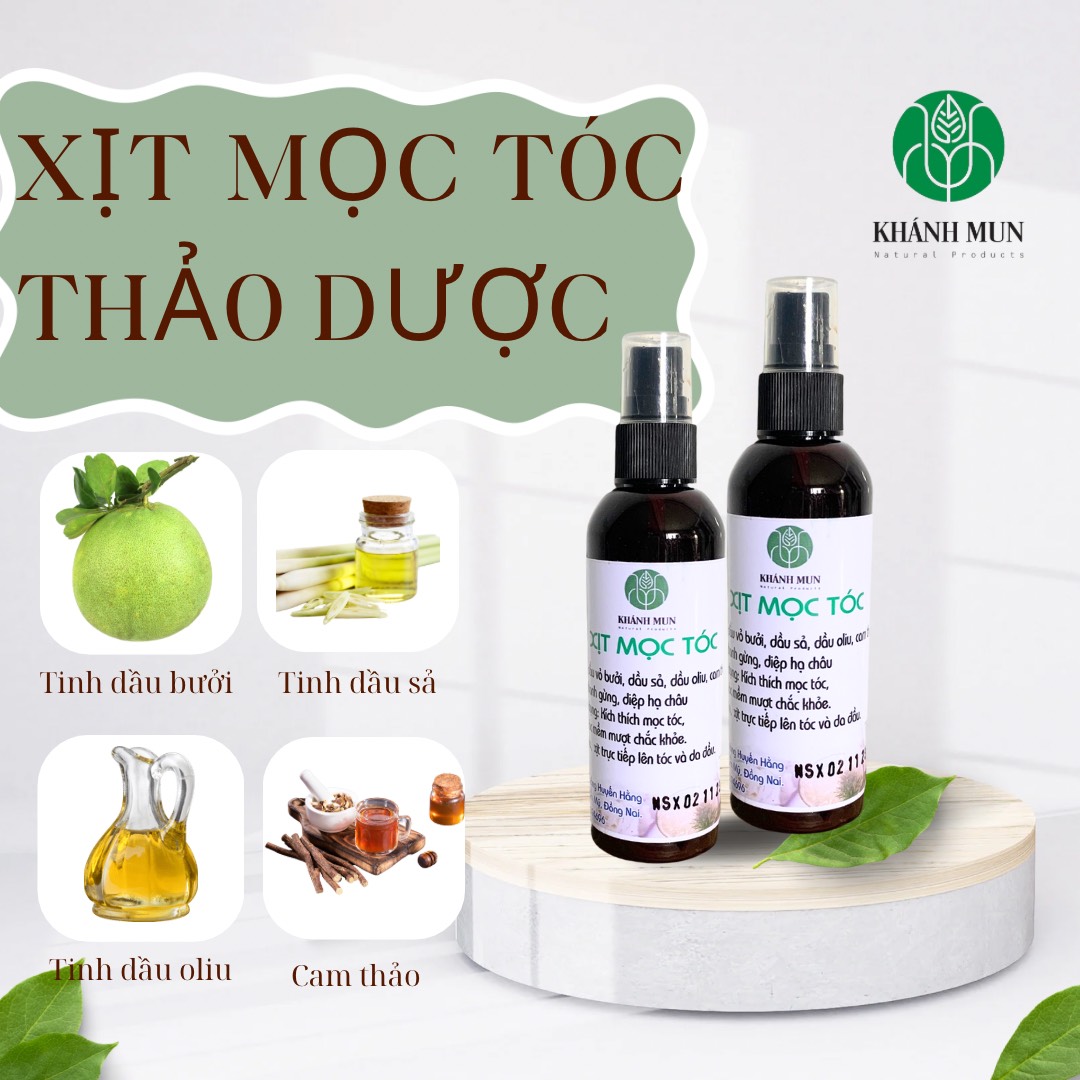 Xịt mọc tóc thảo dược