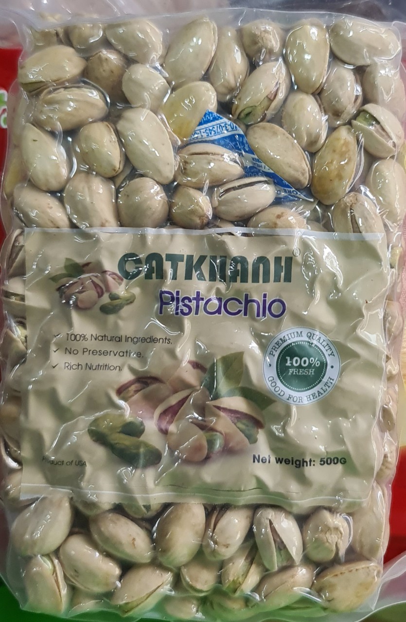 Hạt dẻ cười mỹ không tẩy trắng hút chân không 500gram