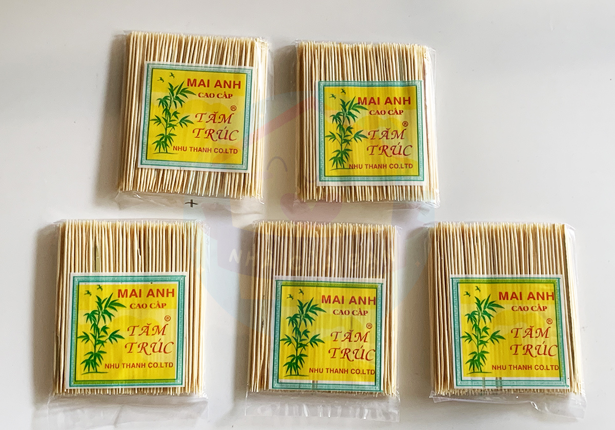 Lốc 10 gói tăm xỉa răng giá sỉ tăm xỉa răng tre trúc hàng Việt Nam chất lượng cao - Nhà Của Bạn