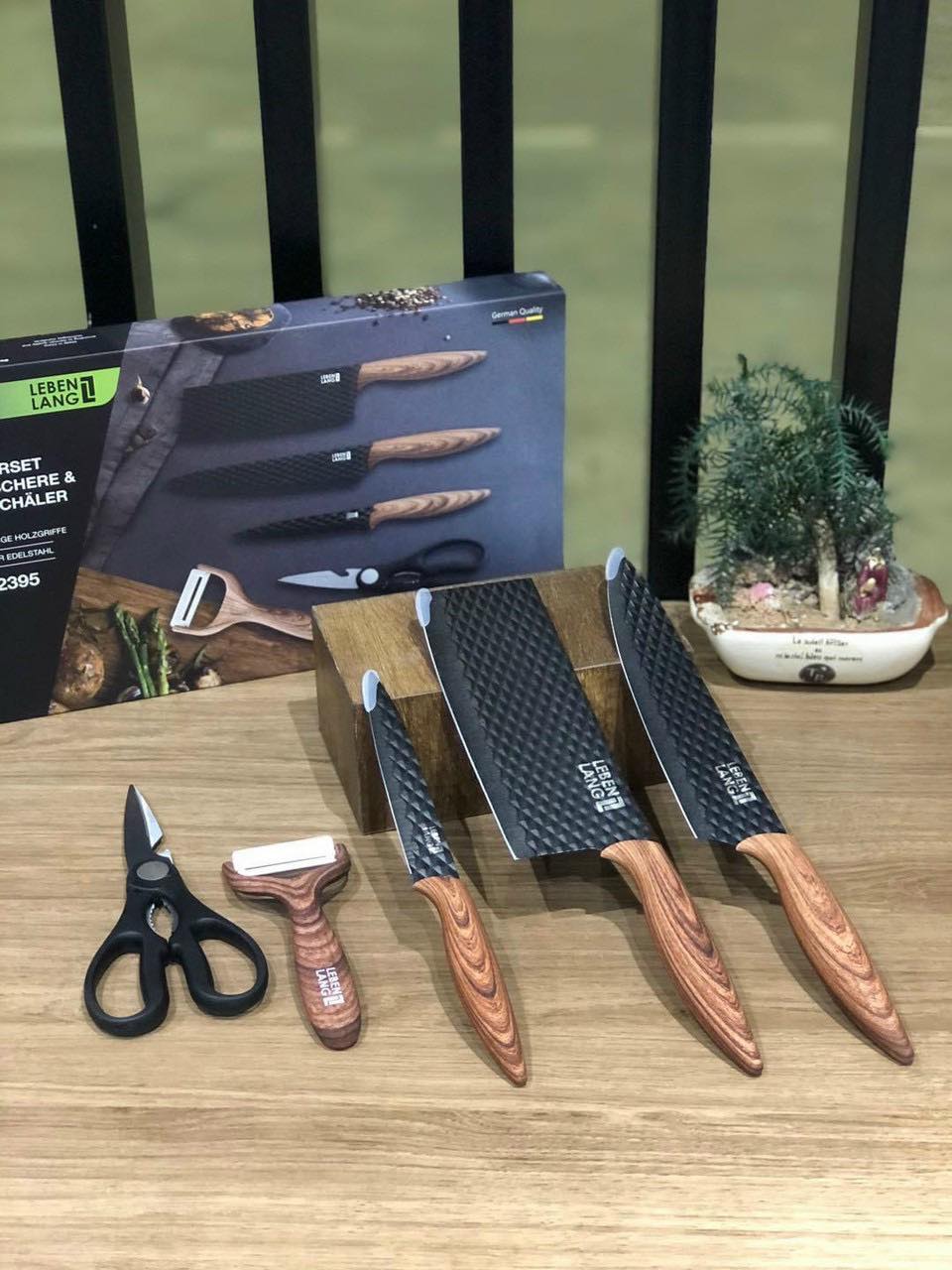 Bộ dao 5 món lebenlang lbk2395