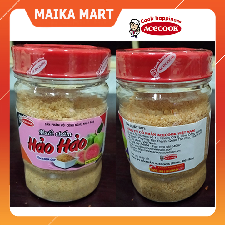 [Combo 2 hũ] Muối Hảo Hảo tôm chua cay/Muối chấm hoa quả, AceCook, Hũ 120gr. Muối hảo hảo/bột canh hảo hảo, mỳ tôm hảo hảo, đồ ăn vặt, món ăn vặt, đồ ăn vặt nội địa trung quốc, ngũ cốc giảm cân