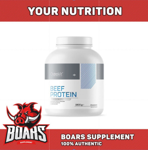 OstroVit Beef Protein - Protein Thủy Phân Từ Thịt Bò, Phát Triển Cơ Bắp (1.8kg)