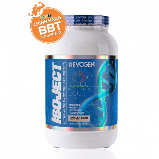 [HCM]Combo Whey Protein Isoject Evogen (Vị Vanilla) hỗ trợ hấp thụ với Công nghệ IGNITOR ENZYM