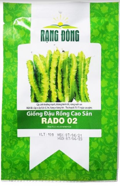 Hạt giống đậu rồng Rạng Đông Rado 02