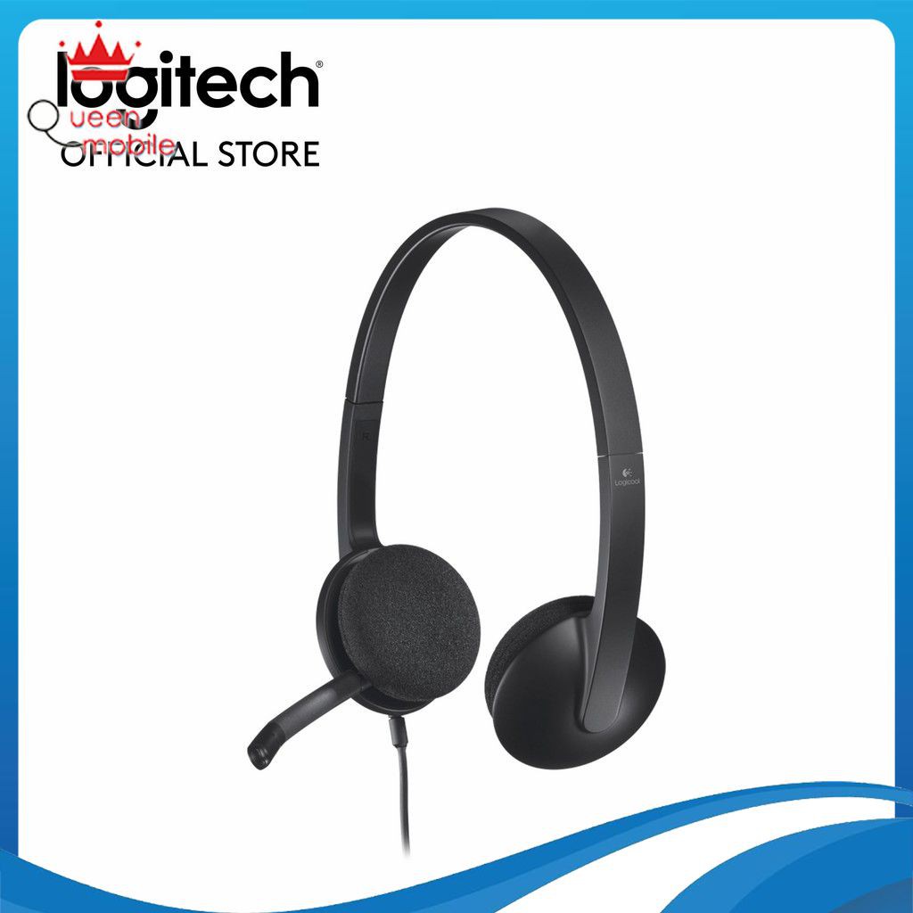 Tai nghe chụp tai logitech h340-có míc khử tiếng ồn