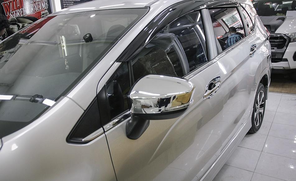Ốp gương chiếu hậu mạ crom theo xe mitsubishi xpander 2018-2019
